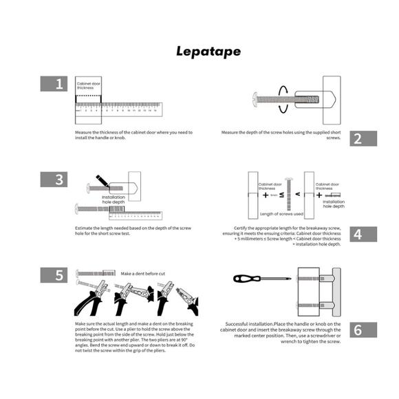 10 Pack 6-1/4" Wood Grain&Gold Pulls, Gold Kitchen Handles 2 Tone Square, Brass - Picture 5 of 7
